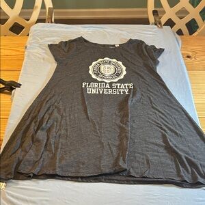 League Gray Women's T-shirt Dress